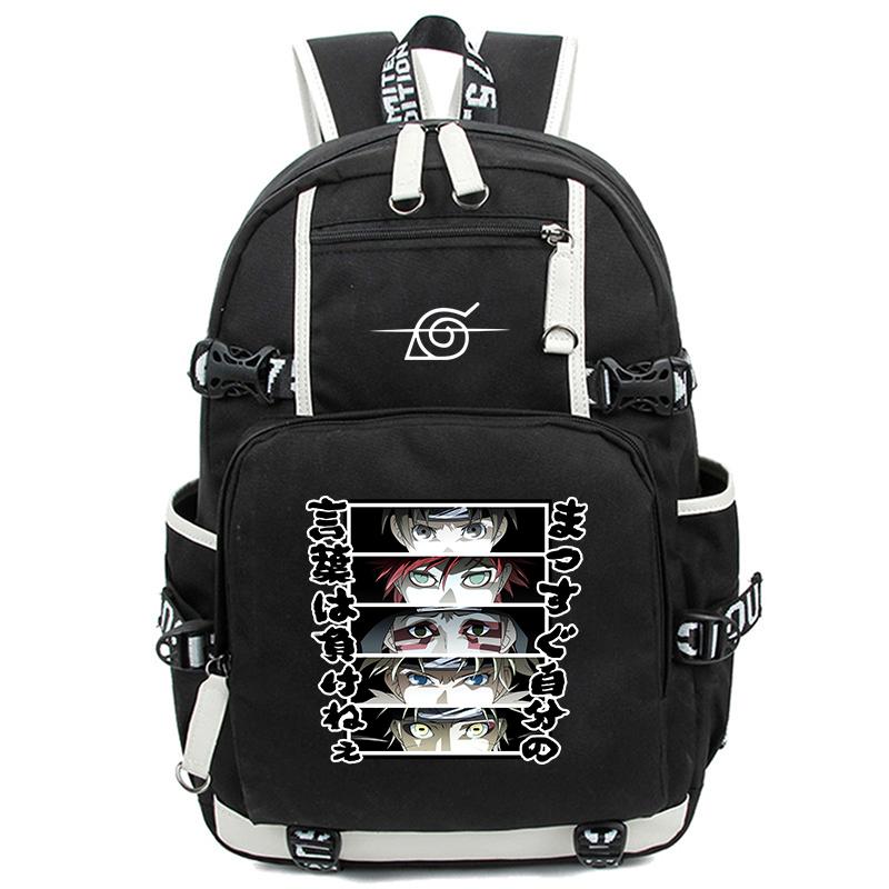 Anime-Rucksack, Schulranzen für Jungen und Mädchen, Rucksack für Teenager, Studenten, Männer und Frauen, Freizeit, USB-Reisetasche, Rucksack für den Schulanfang