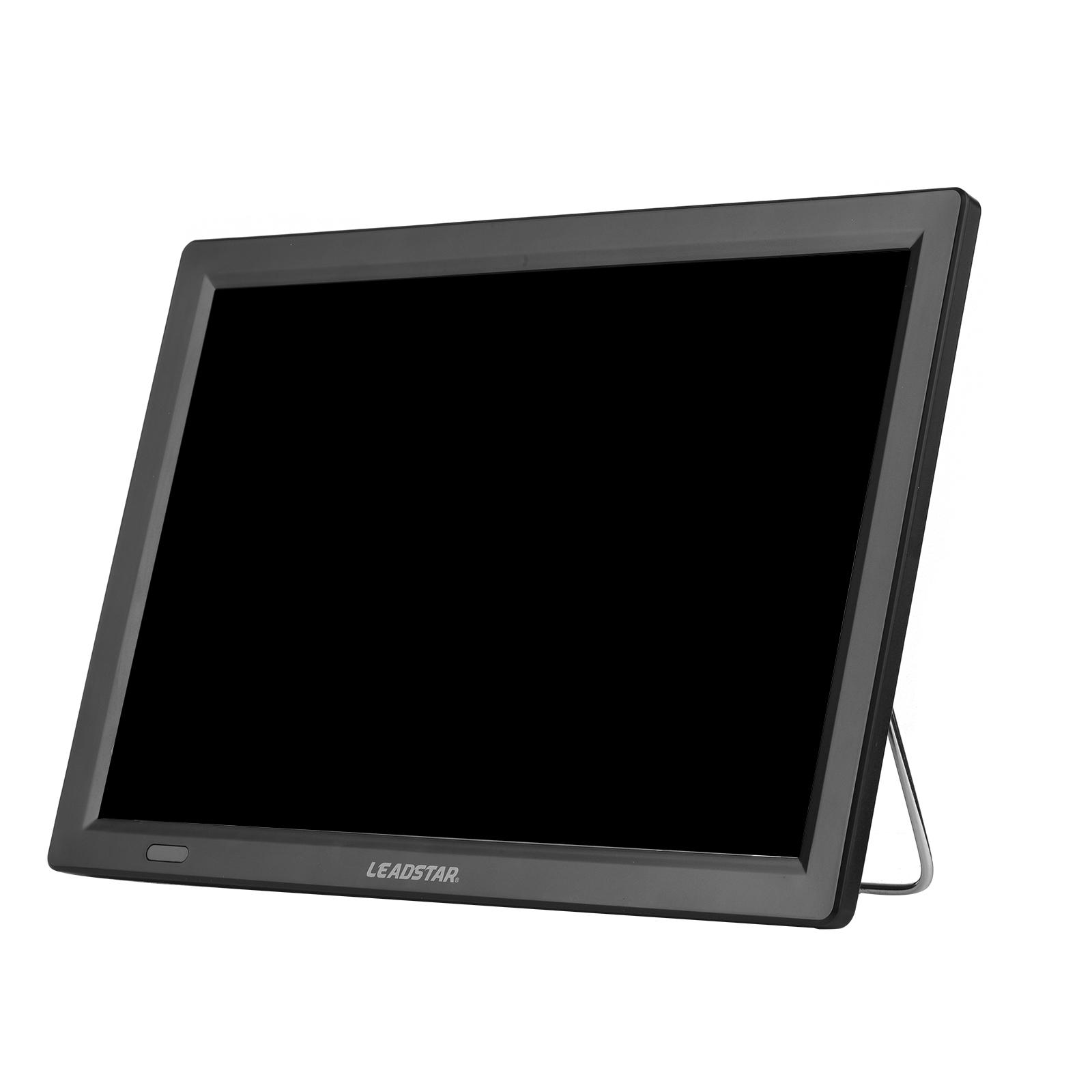 LEADSTAR D14 14-Zoll-ATSC-Digital-TV-Player, tragbarer Fernseher, Auto-Fernseher, Multimedia-Player, FM-Radio US Plug schwarz