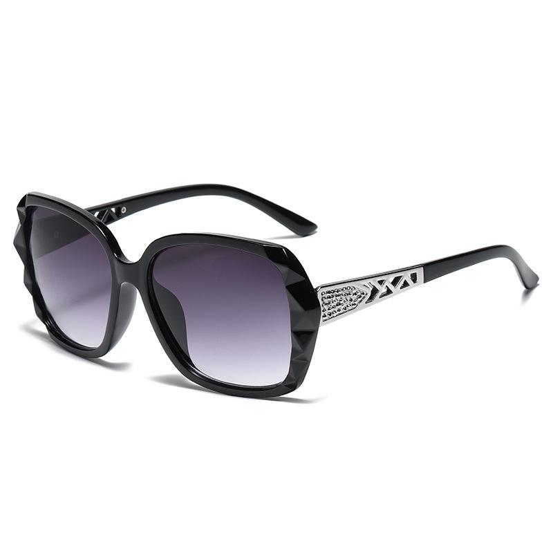 Mode Frauen Sonnenbrillen Outdoor Autofahren Brille Anti-Glare nicht polarisierte Brille schwarz