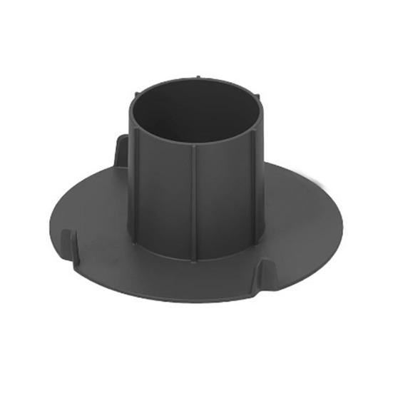 Knoblauchmühle Mixerabdeckung für Thermomix TM5 TM6 Spritzschutz Plastikabdeckung Vielseitig Kompakt Knoblauchmühle Abdeckung Küchenhelfer B black