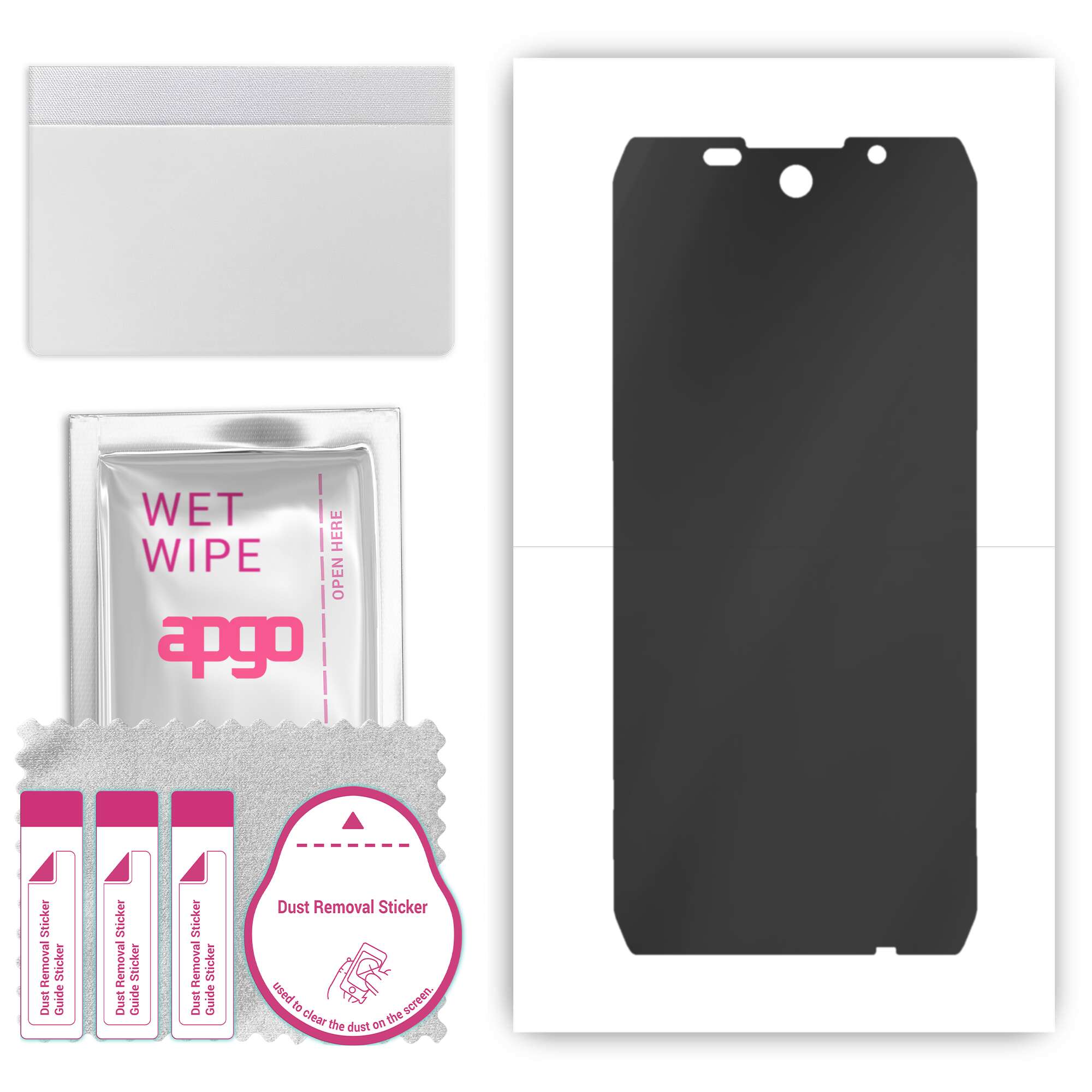 apgo Hydrogel Privacy Matte Displayschutzfolie für Blackview N6000, Anti-Spy, Hydrogel-Folie, flexibel, weiches TPU mit Positionierungsschicht, einfache Installation