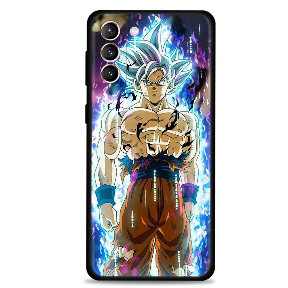 Dragon Ball Z Super DBZ Goku Handyhülle für Samsung Galaxy S20 S21 FE S22 Ultra S10 S9 S8 Plus S10e Note 20Ultra Silikonhülle Samsung Note 10 plus