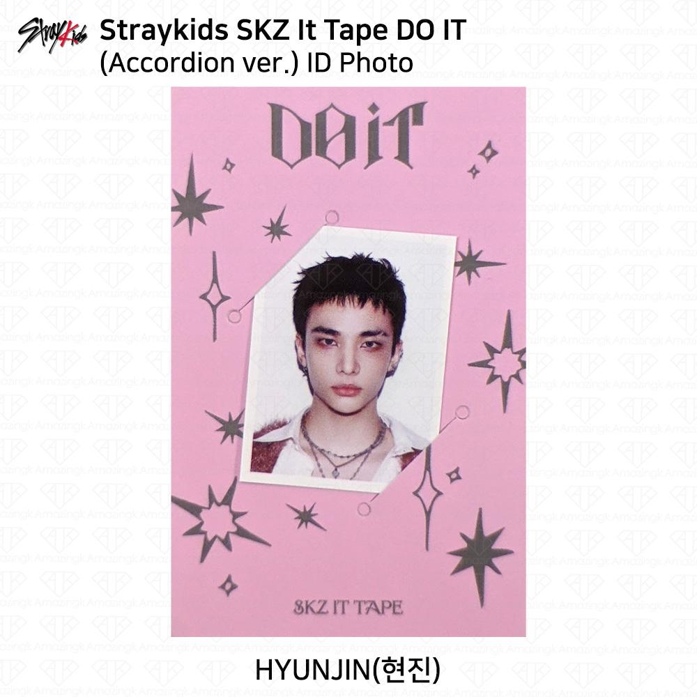 Stray Kids SKZ It Tape DO IT Akkordeon-Version. Offizielle Fotokarte Hyunjin ID Photo