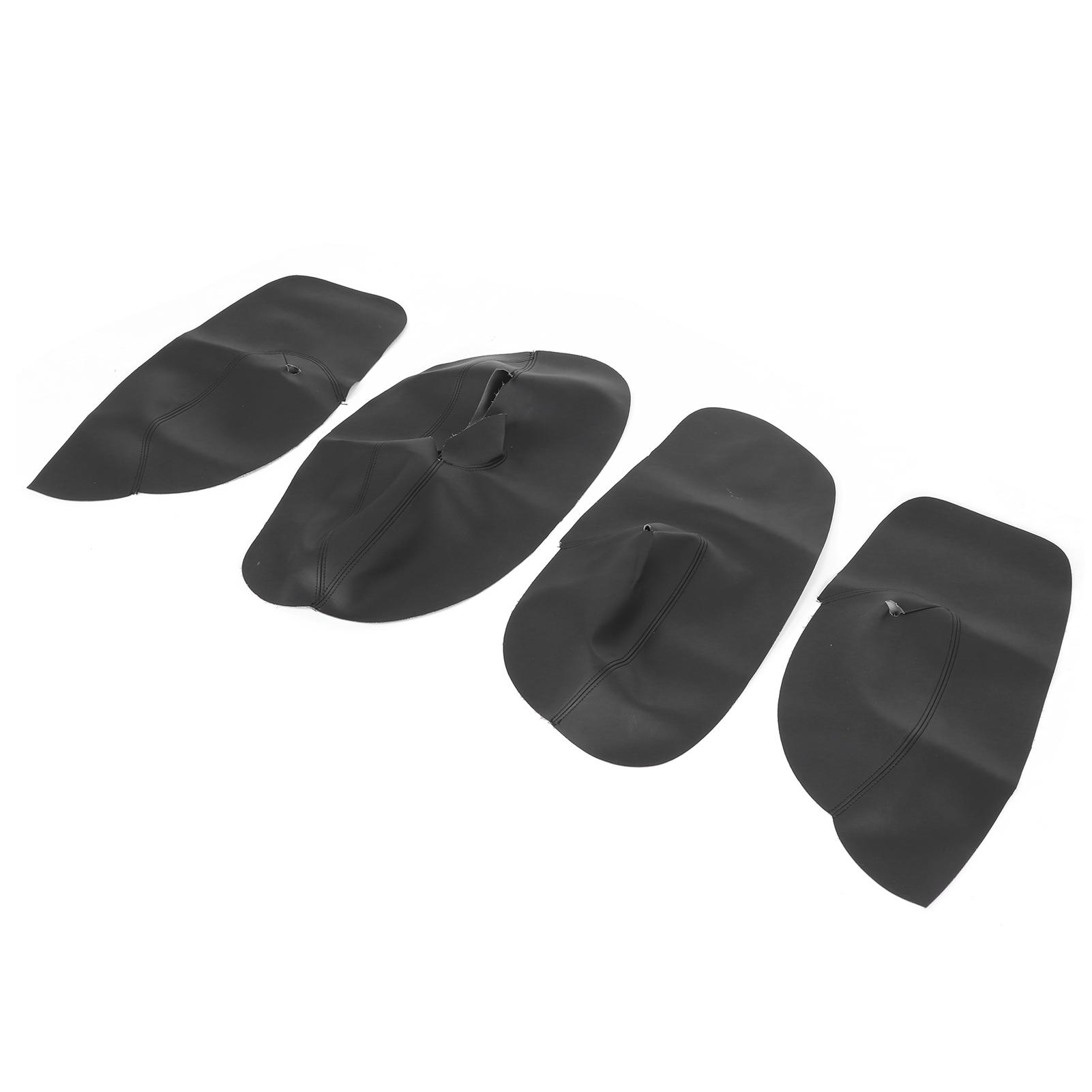 Auto Tür Armlehnenbezug Mikrofaser Leder Zieraufkleber Passend für MK4Bora 1998?2006 4?Tür-Modelle
