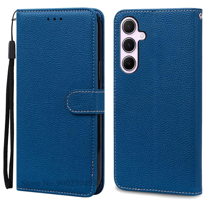 A56 5G Hülle Für Samsung A56 5G Hülle Brieftasche Leder Klapphülle Für Samsung Galaxy A56 Hülle Ständer Buchhülle Coque Fundas Etui For Samsung A56 5G navy blau