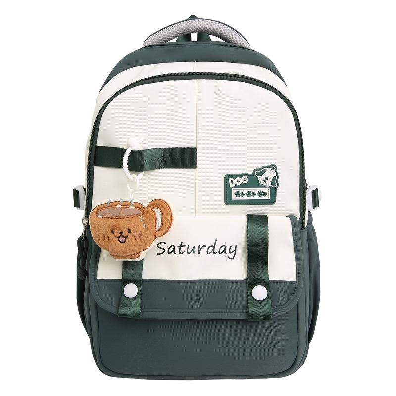 Rucksack Reise Neuer Koreanischer Stil Modisch Große Kapazität Junior High School und High School Schüler Schultasche Freizeit Reise Schultasche Without pendant
