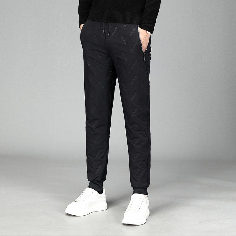 Herren-Winter-Jogginghose mit Fleece-Futter, Thermohose, sportliche Outdoor-Jogginghose, warme Hose, lässige, verdickte, atmungsaktive Hose für Herren 7XL schwarz