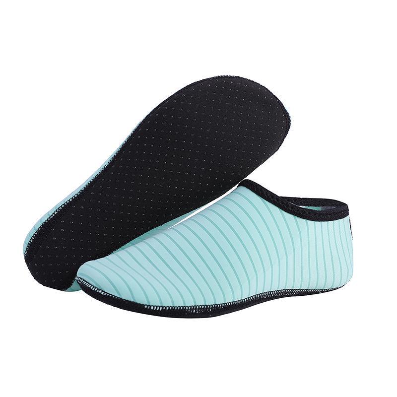 Rutschfeste Schnelltrocknende Strandschuhe zum Schwimmen, Tauchen, Schnorcheln - Wasserschuhe mit weicher Sohle für Herren & Damen 3XL (44-45) white