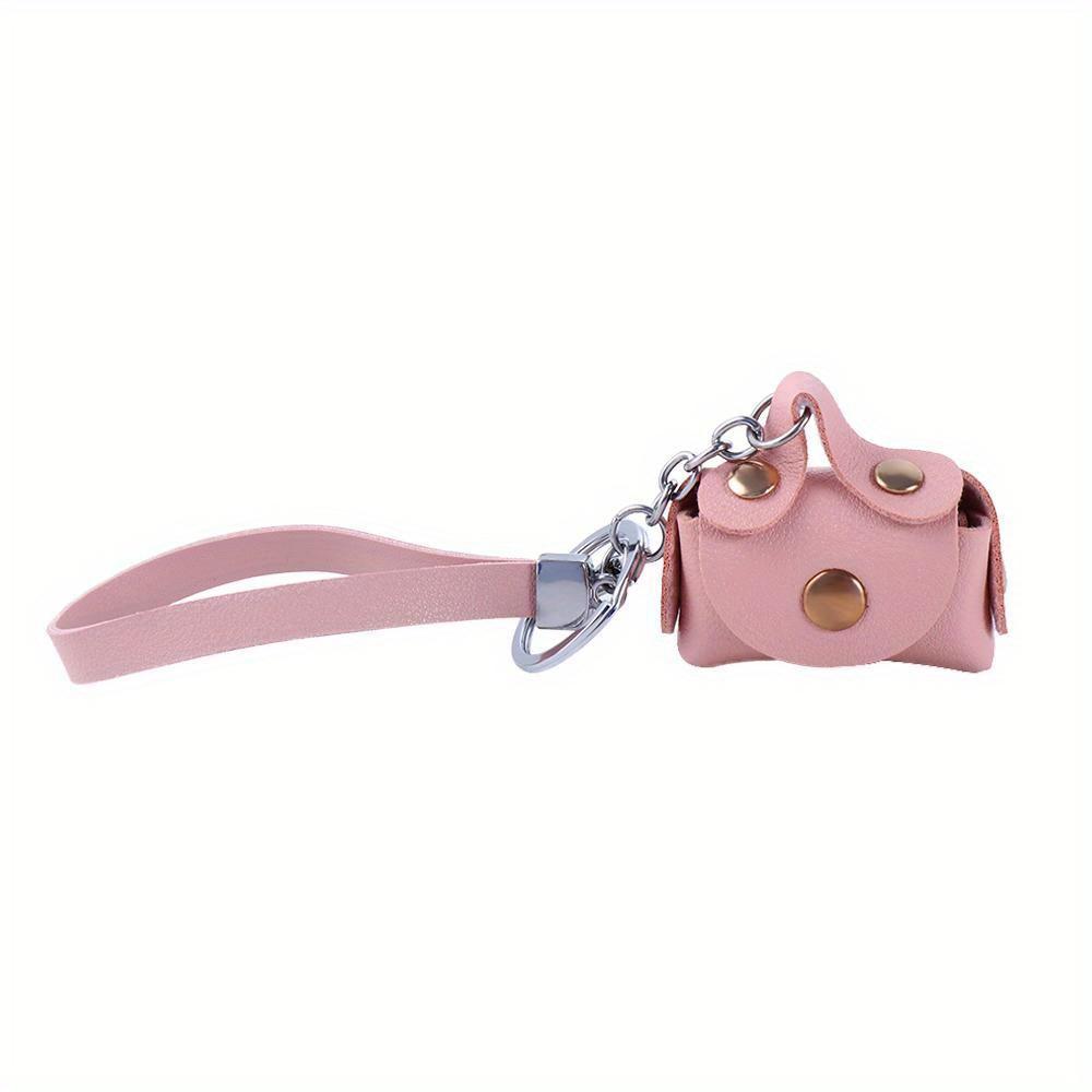 Niedlicher Kawaii Mini-Schlüsselanhänger für die Tasche, kreativer, schöner Schlüsselanhänger für Frauen und Mädchen, Auto, Geldbörse, Anhänger, Schlüsselanhänger, Geschenk rosa