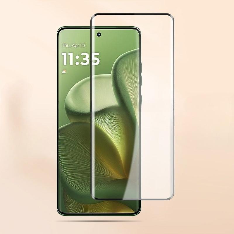 Für Motorola Moto Edge 60 Pro Fusion 3D Gebogenes Hartglas Displayschutzfolie für MOTO Edge60 60Pro Klar Schutzfolie Moto Edge 60 Pro reinfarbig