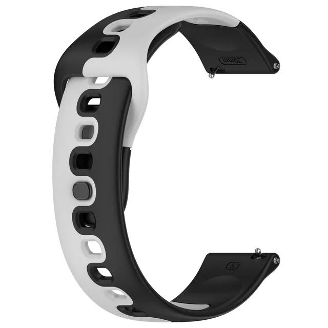 Armband für Redmi Watch 5 Active 5 Lite Armband für Redmi Watch 3 Active 3 Lite Armband Zweifarbige Armband Redmi Watch 3 Active schwarz grau