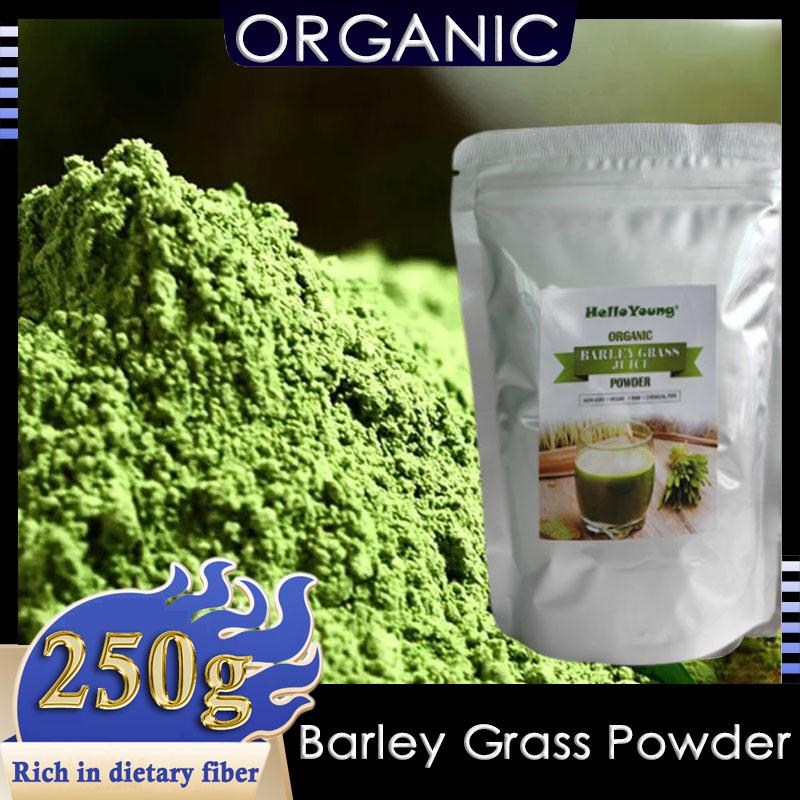Von HelloYoung importiertes ungesüßtes Premium-Bio-Gerstengras zur Unterstützung des Immunsystems und als vollwertige Nahrungsergänzung
