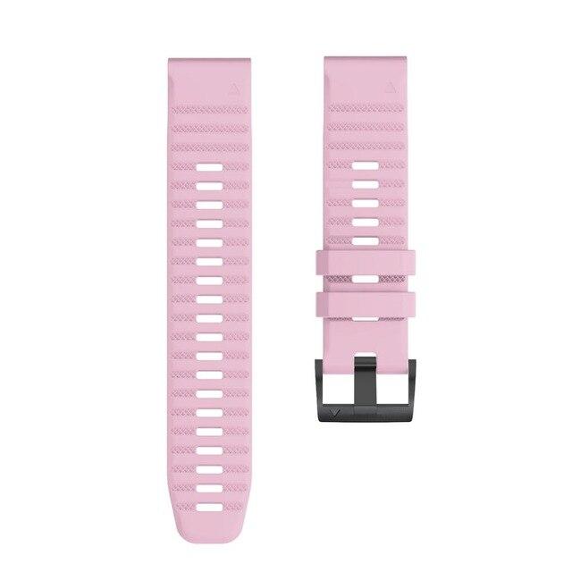 26mm 22mm Quick Fit Armband für Garmin Fenix ​​6X 6X Pro 5X 3 3HR Silikon Easyfit Handgelenk Band für Garmin Fenix ​​6 6 Pro 5 5 Plus forerunner935 26mm Fenix 6X Pro rosa