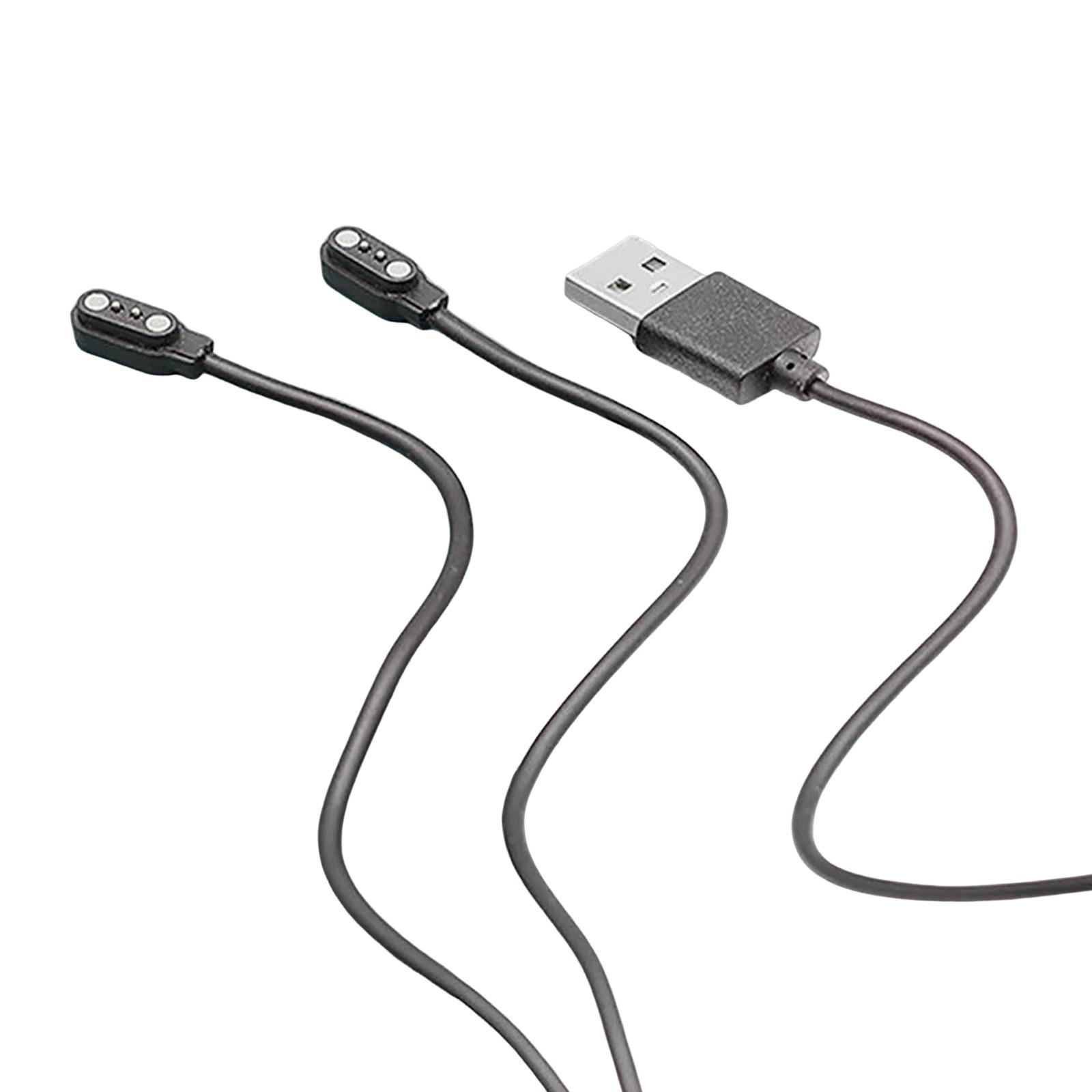 Smart Glasses Dual-Ladekabel 2-Pin 2,5mm Ladekabel Effizientes 2-in-1-Ladekabel für erhöhte Effizienz A