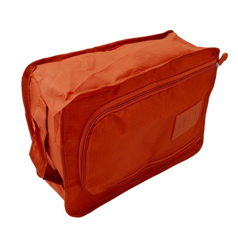 Reisebeutel Aufbewahrung Rasy Reißverschlusstasche Wasserdicht Wäsche Schuhe Organizer Set zum Packen Kleidung Toilettenartikel Kosmetiktaschen Gepäckzubehör orange