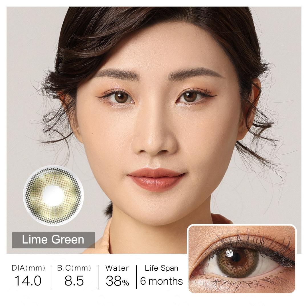 Magister Farbige Kontaktlinsen für die Augen Jahreslinsen Graue Kontaktlinsen Augenkosmetik Kontaktlinsen 1 Paar Farbige Kontaktlinsen -0.00