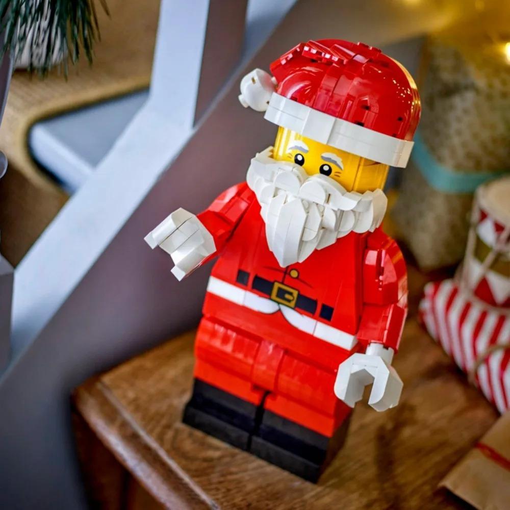 761 Teile Heißes Spielzeug Hochskalierte Weihnachtsmann-Minifigur 40820 Baustein Montage Puzzle Modell Feiertags-Saisonal Geburtstag Weihnachtsgeschenke