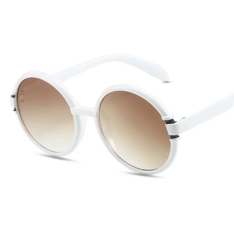 Runde Sonnenbrillen Damen Herren Designer Vintage Sonnenbrillen Weiblich Männlich Spiegel Draußen Klassische Tönungen Oculos De Sol Other