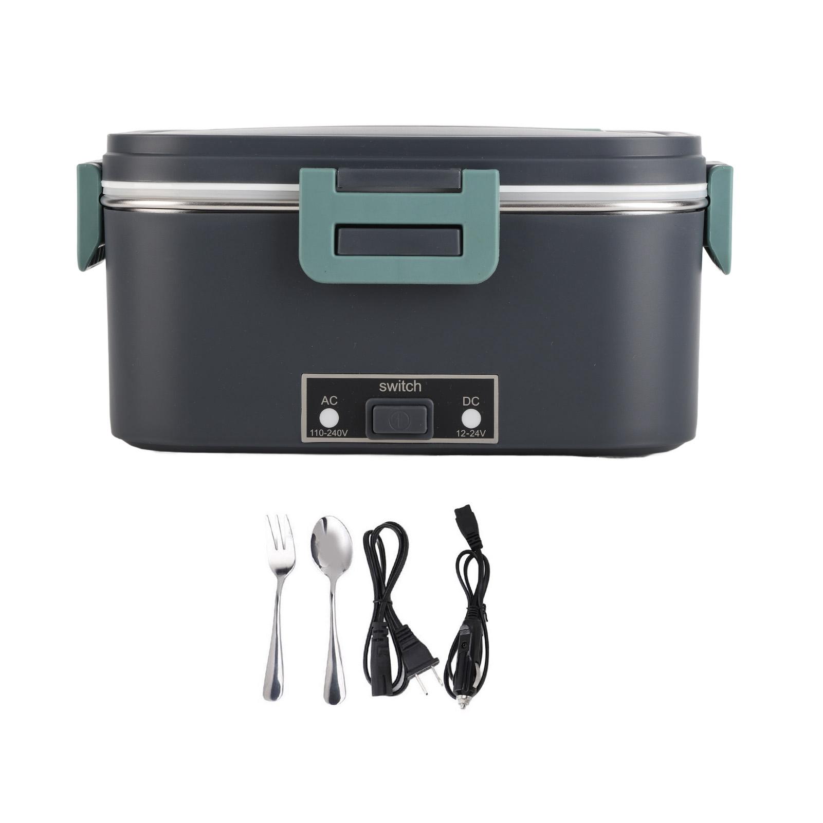 Elektrische Lunchbox 1,8 l 360-Grad-Umwälzheizung SUS304 Liner Spülmaschinenfest Tragbares Mittagessen L dunkelblaue