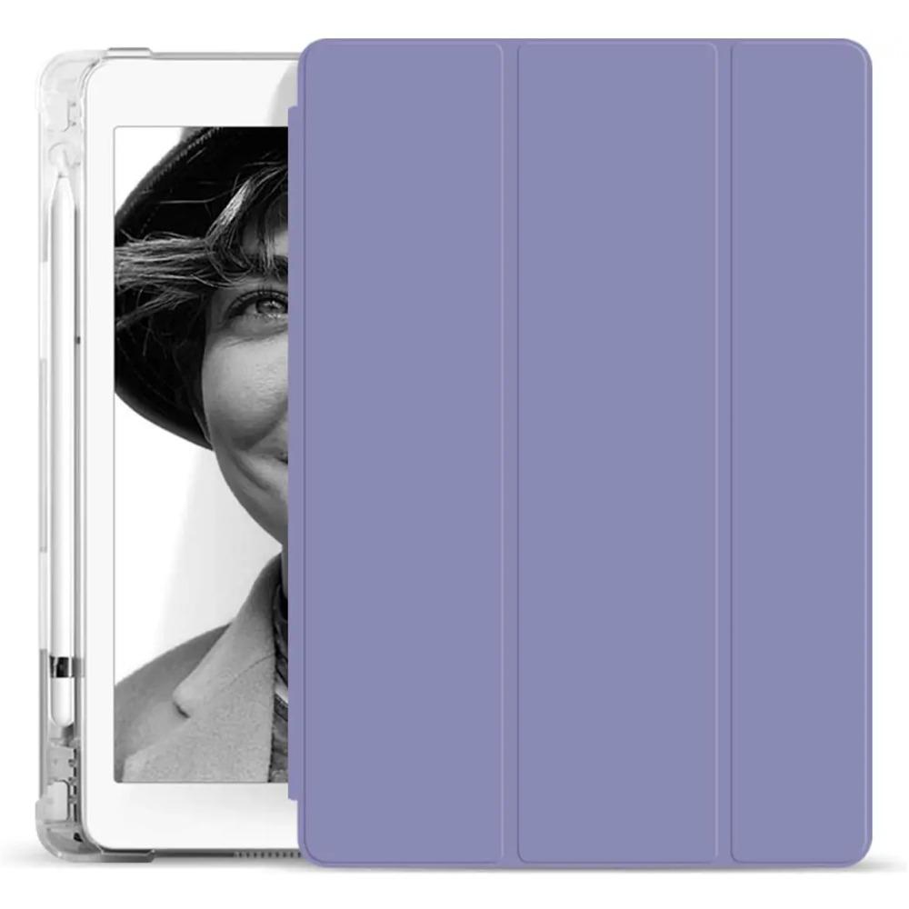 Mit Stifthalter Hülle für IPad Pro 11 IPad 10. Generation IPad 10.2 7. 8. 9. Generation Hülle für IPad Air5 4 10.9 Air3 Pro 10.5 Ledertasche Ipad 10th 10.9 violett