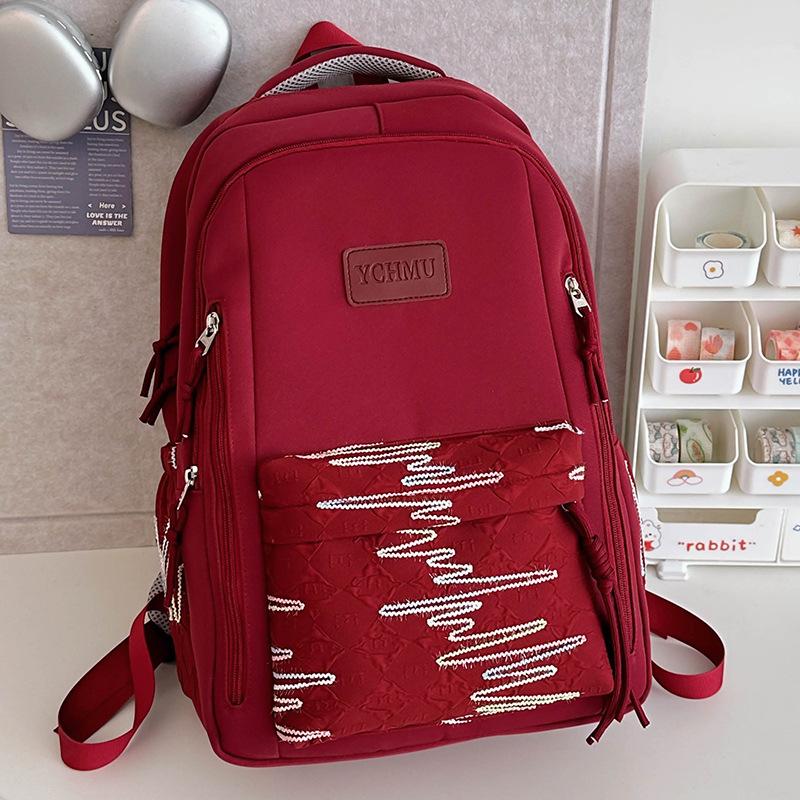 Schultasche Kinder Grundschule Mädchen Junior High School Schüler Hohe Qualität Ins High School Buchstaben Rucksack