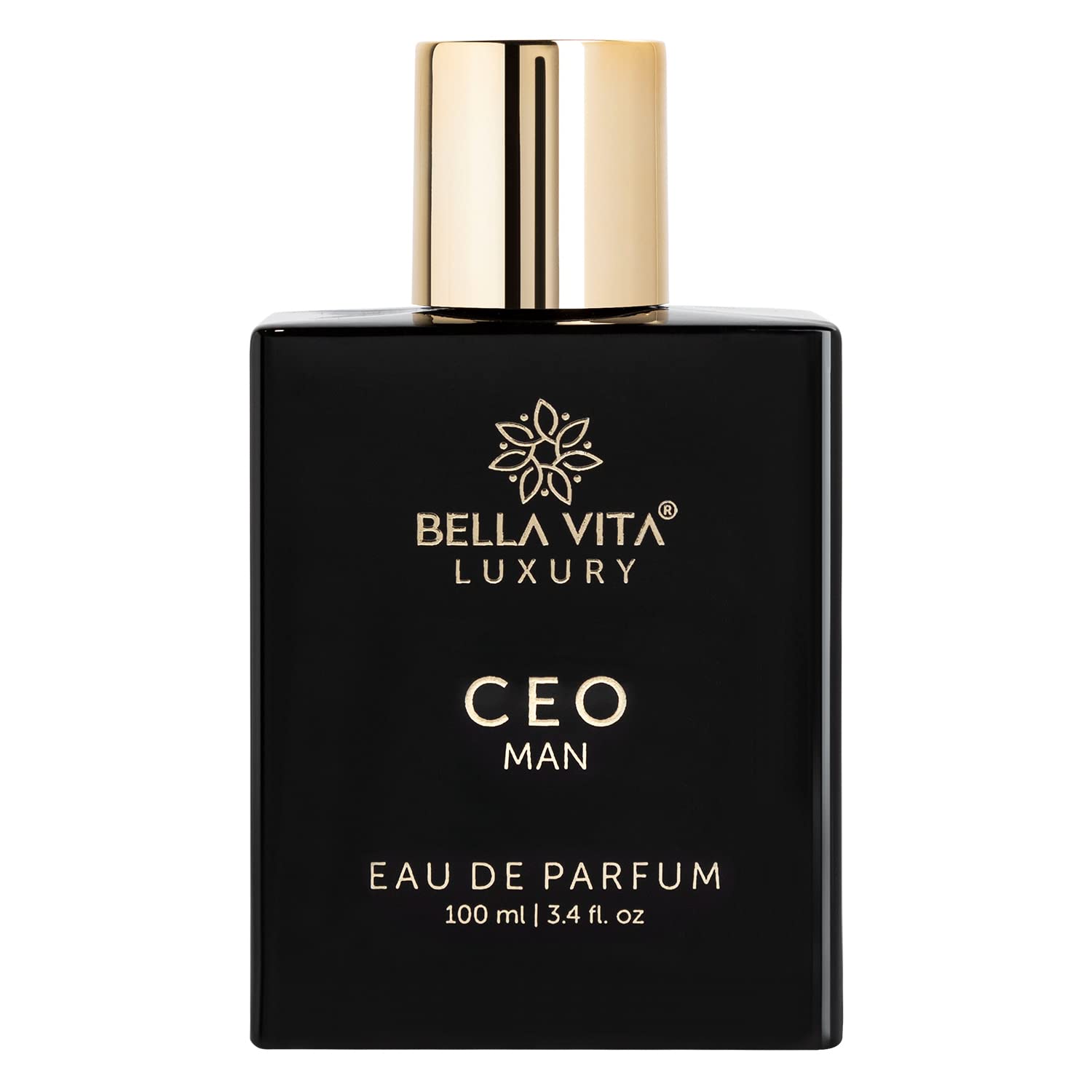 Bella Vita Luxury CEO MAN Eau De Parfum Parfüm für Männer 100 ml, natürliches Parfüm für Männer, 100 ml beige