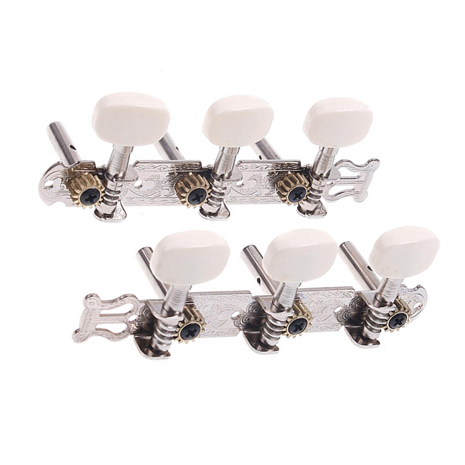 1 paar Professionelle Gitarre Tuning Pegs Klassische Gitarre String Tuning Pegs Maschine Gitarre 1 Pair silber