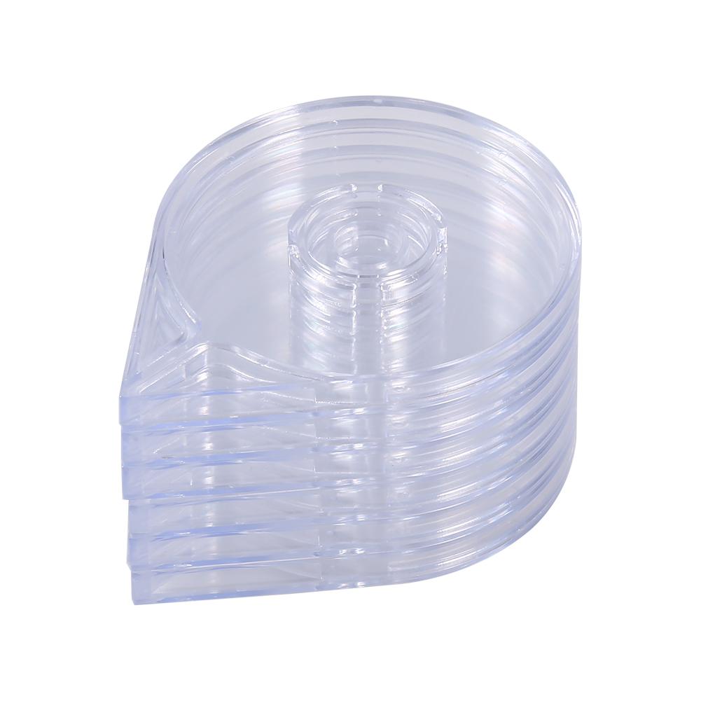 6-teiliges Set Nailart-Tape-Linien-Etui Streifenaufkleber Box Halter Einfach zu bedienendes Design Maniküre-Werkzeug