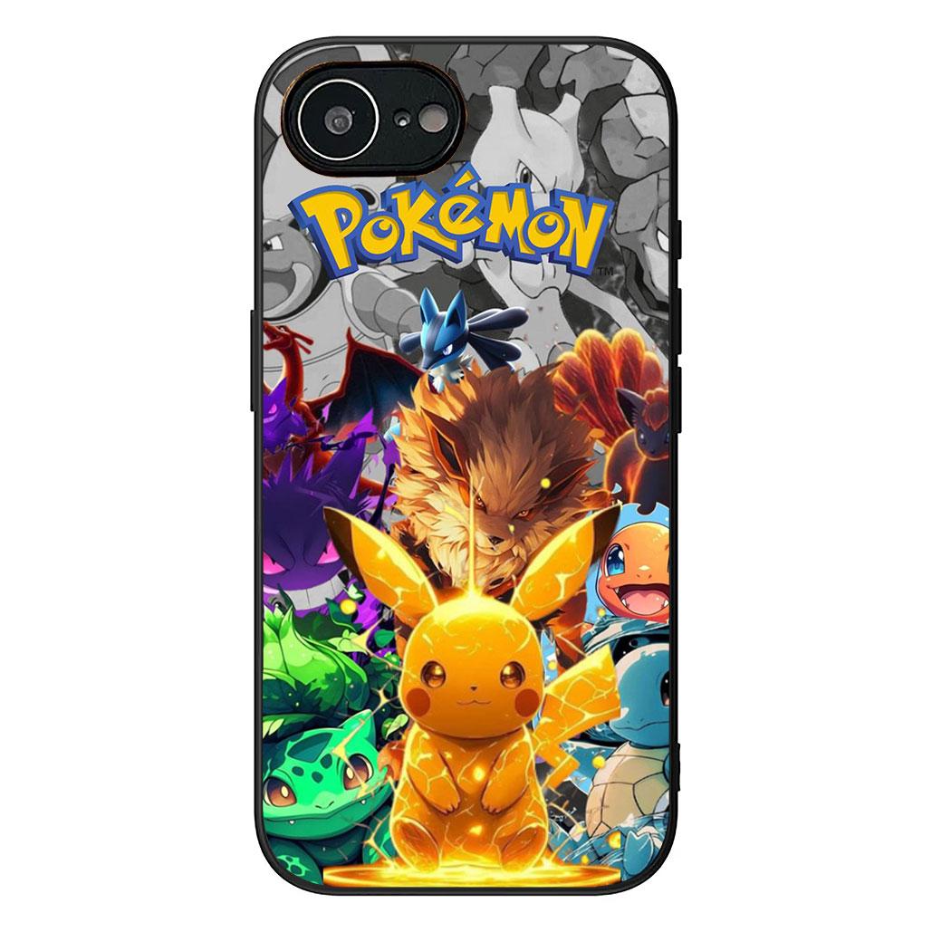 Espeon P-Pokemons Umbreon P-Pikachus Handyhülle für Samsung Galaxy S25 Edge S24 S23 FE Plus Ultra A16 A15 A55 A57 5G Hülle Galaxy S23 FE
