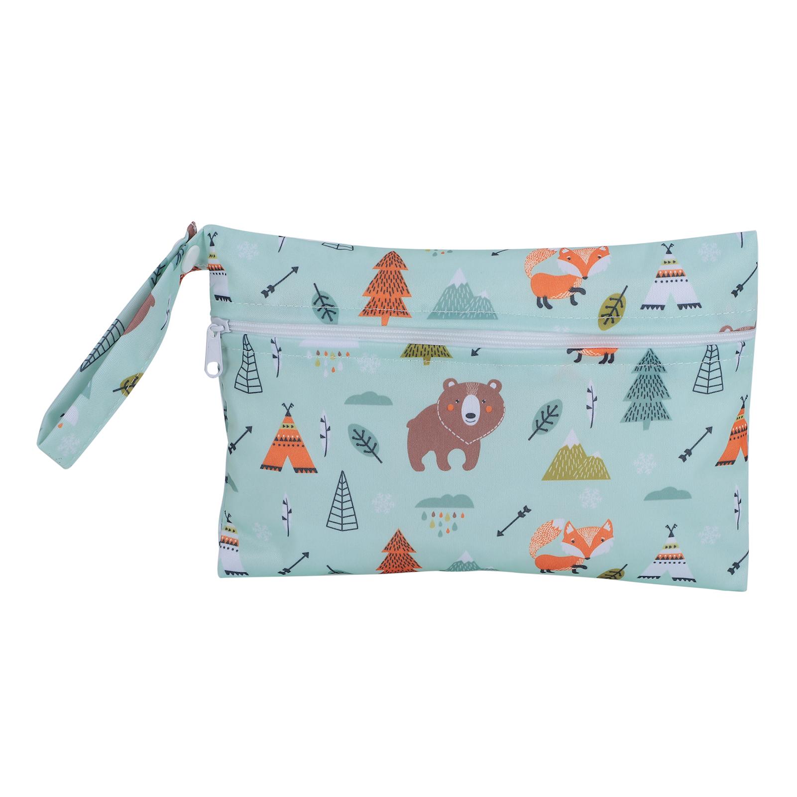 Liebevolle Windelaufbewahrungstasche Cartoon-Tiermuster Reise Tragbare Wickeltasche Beutel#22