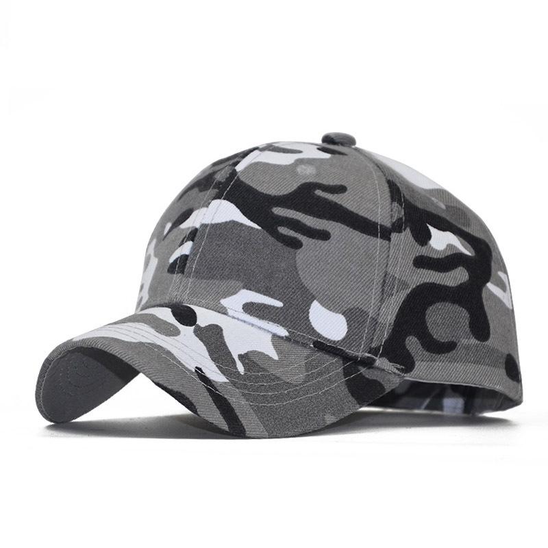 [NORTHWOOD] 8 Stile Camouflage Baseball Caps für Männer Frauen Caps Sommer Mesh Cap Outdoor Papa Hut 55-60 cm dunkelgraue