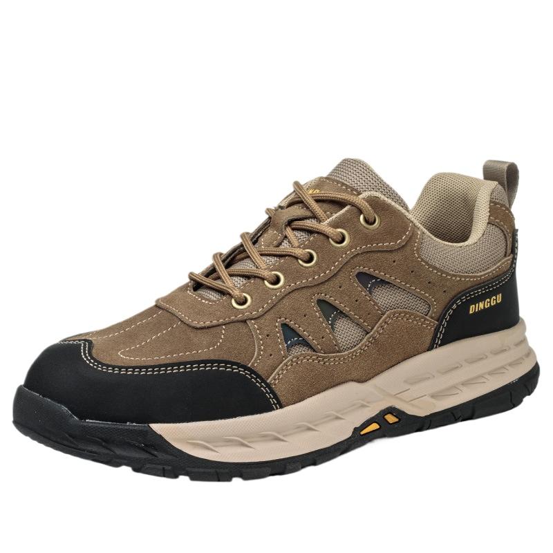 Arbeitsschuhe Herren Stahlkappe Anti-Quetsch- und Durchtrittssicher Abriebfeste Arbeitsschuhe Leichte Sicherheitsschuhe 44