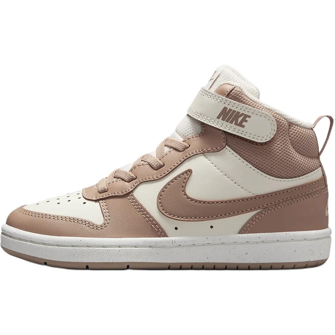 Nike Court Borough Mid 2 PSV Pale Ivory Kinder-Sneaker Braun Sail Hanf CD7783-125 28