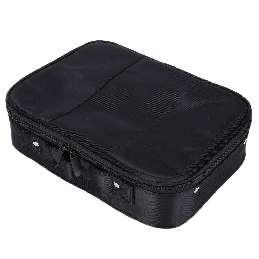 Tragbare Haar-Tools Schere Kamm Clips Aufbewahrungstasche Friseur Haar Stylist BagBlack schwarz