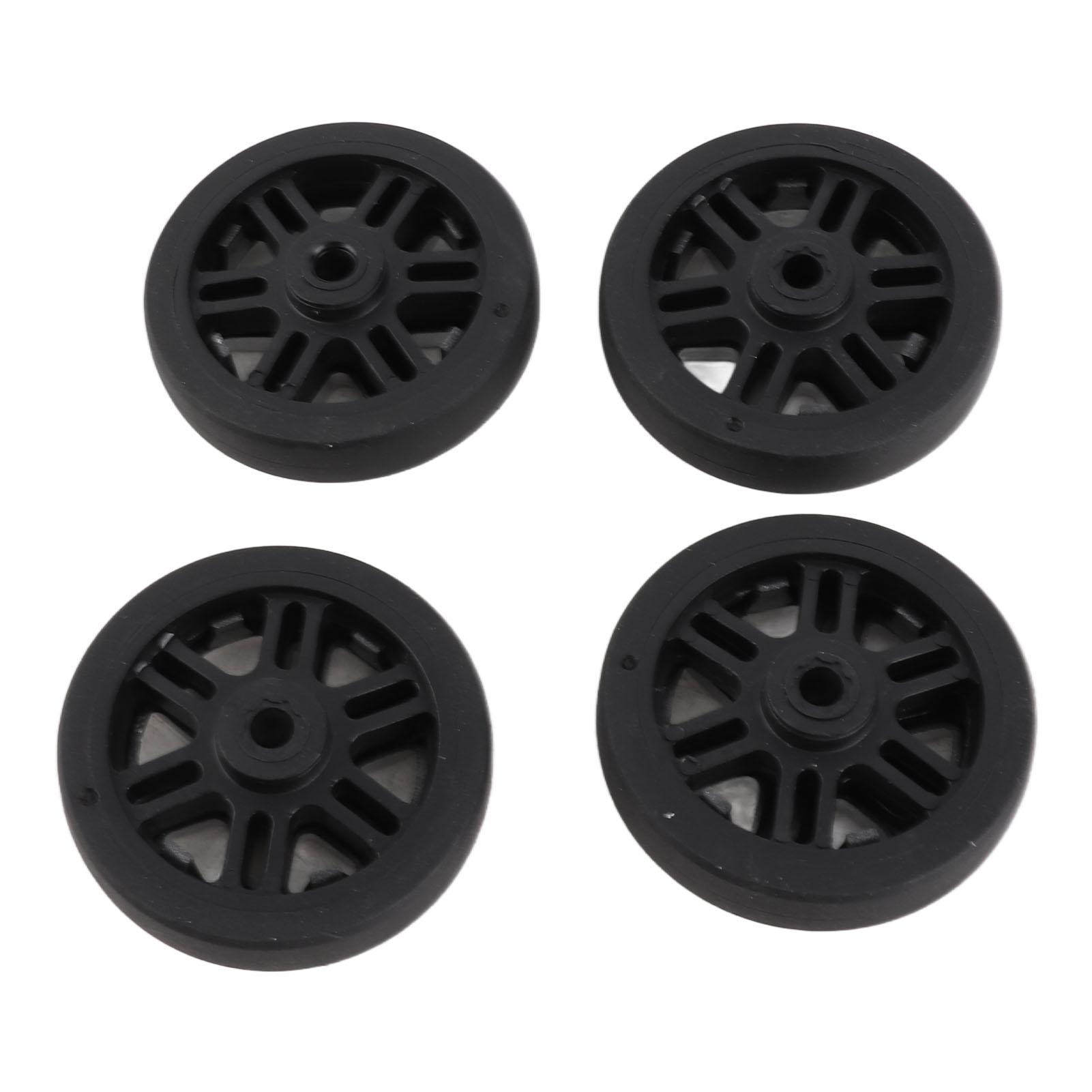 4 Stück Koffer Ersatzräder Leise Rollende Universelle Gepäckräder für Trolley Koffer