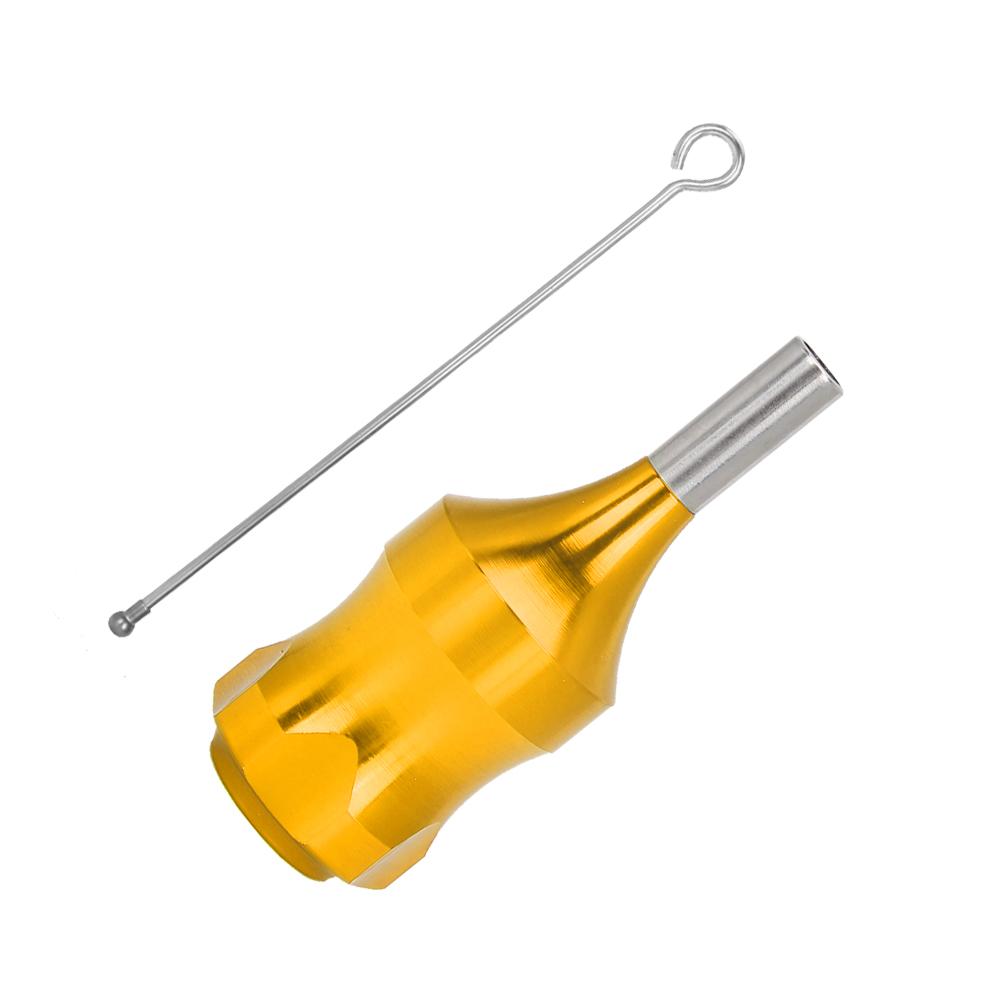 28mm Tattoo Maschinen Griff Aluminiumlegierung Cartridge Nadeln Tattoo Griff Tattoo ZubehörLila gold