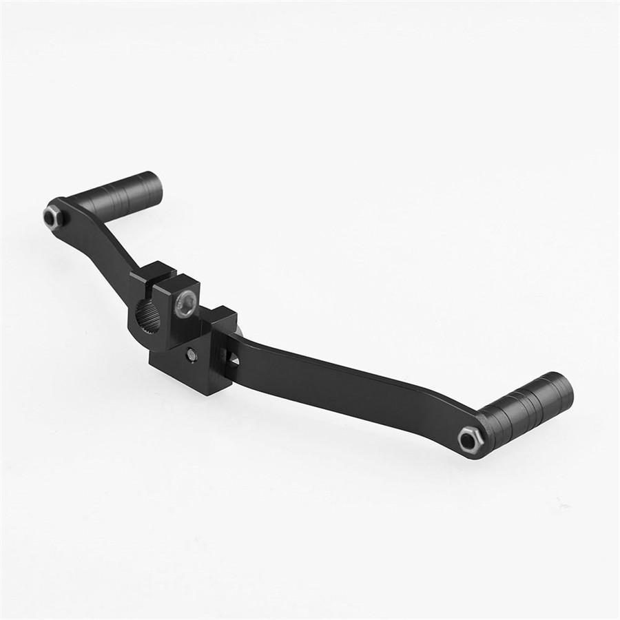 Aluminium 2-Wege-Schalthebel Fußstütze Pedalschalter für Dirt Bike Motorrad black