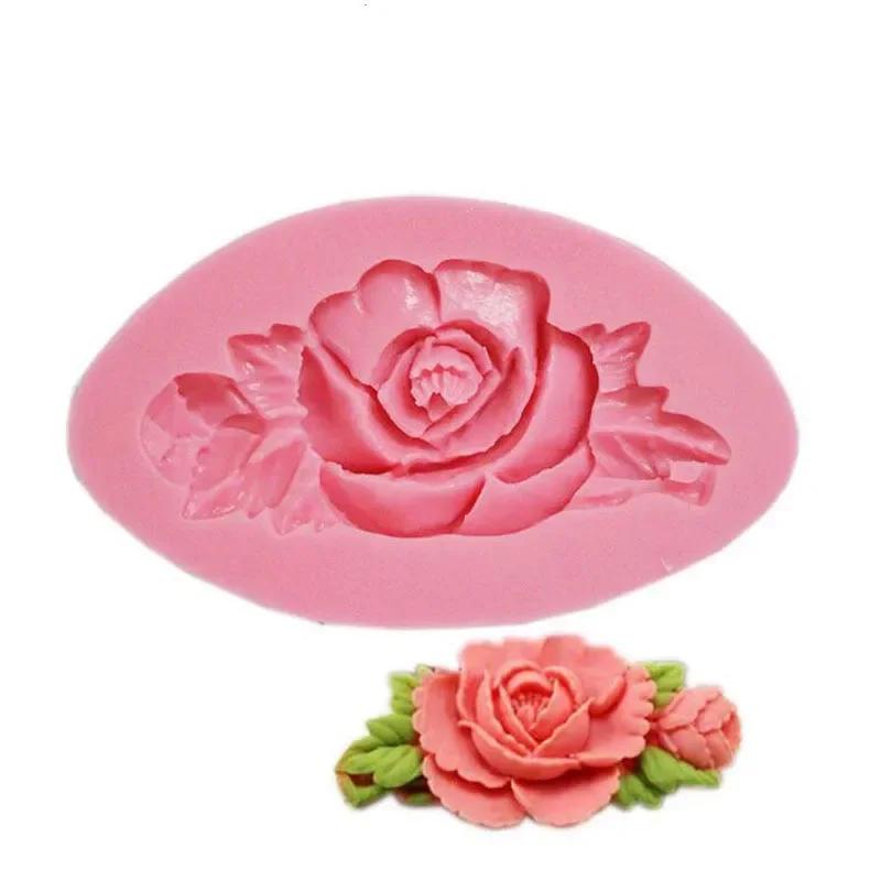 Kreative Handgemachte DIY Bastel Silikonform Einzelne Mini Blume Fondantform Silikon Zuckerhandwerk Formen Zubehör Zubehör Werkzeuge