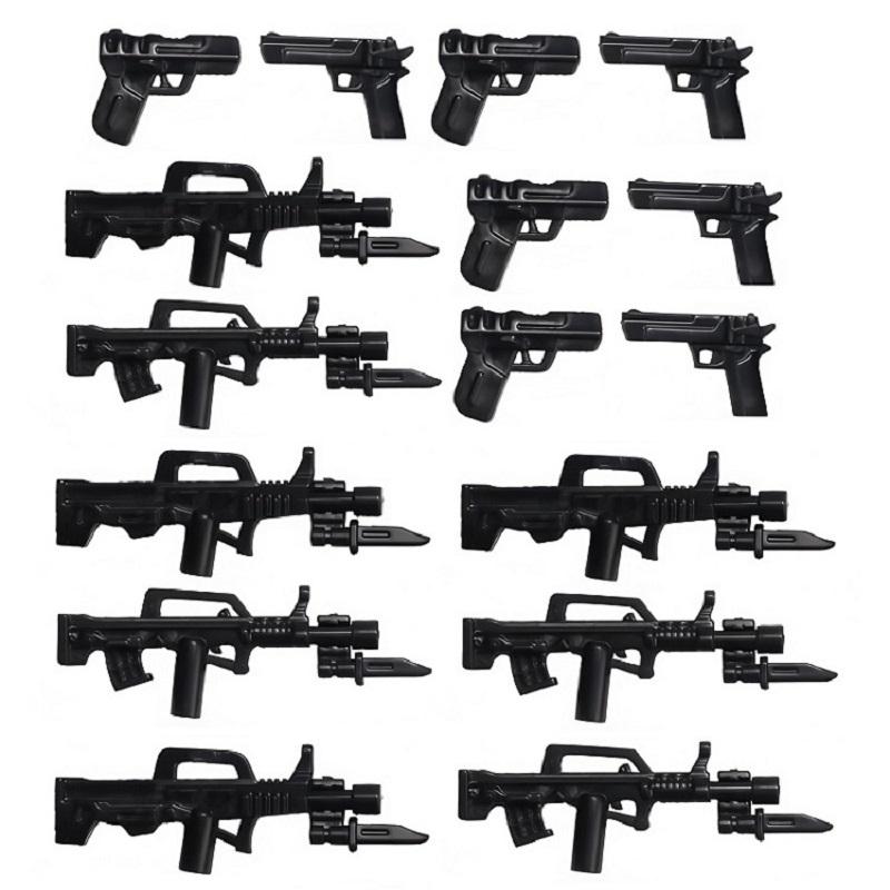 Militär Bausteine Kompatible Soldat Mini Figuren Waffen Pistolen Geschenke Ausrüstung Zubehör Set MOC Mini Steine Spielzeug