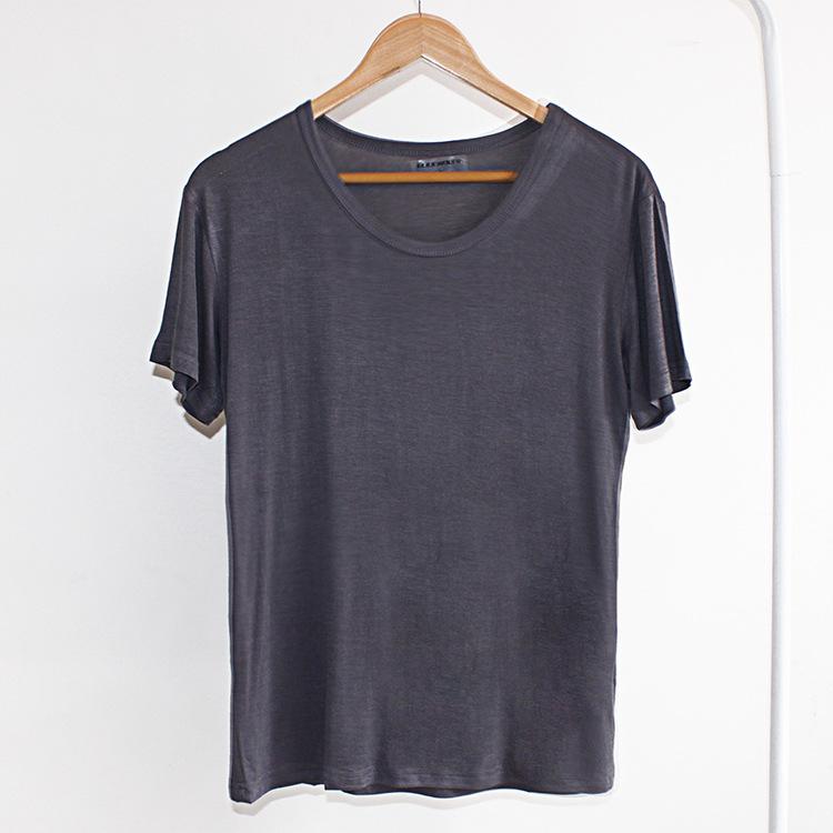 Herren-Sommer-T-Shirt, dehnbar, weich, atmungsaktiv, kurze Ärmel, Schlaf-T-Shirts für Männer, Rundhalsausschnitt, lässiges Basic-T-Shirt, athletisches Fitnessstudio, Workout, Heim-T-Shirts XXXXL