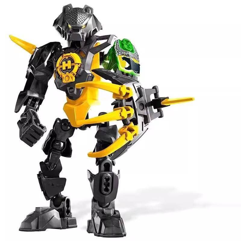 Hero Factory Star Warrior Bionicle Bausteine Furno Evo Kombinierter Roboter Mech Modell Bausteine Set Spielzeug für Kinder Weihnachtsgeschenke