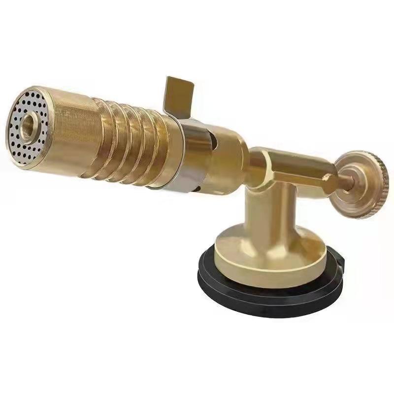 1PC Tragbare Schweißen Taschenlampe Gas Hohe Temperatur Messing Kupfer Gas Taschenlampe Löten Solder Schweißen Sanitär gold