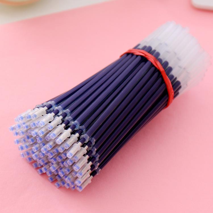 0,5 mm Kugelkopf-Kugelschreiberminen für Kernschüler-Briefpapier zum Schreiben von Büro- und Schulbedarf 50pcs blau