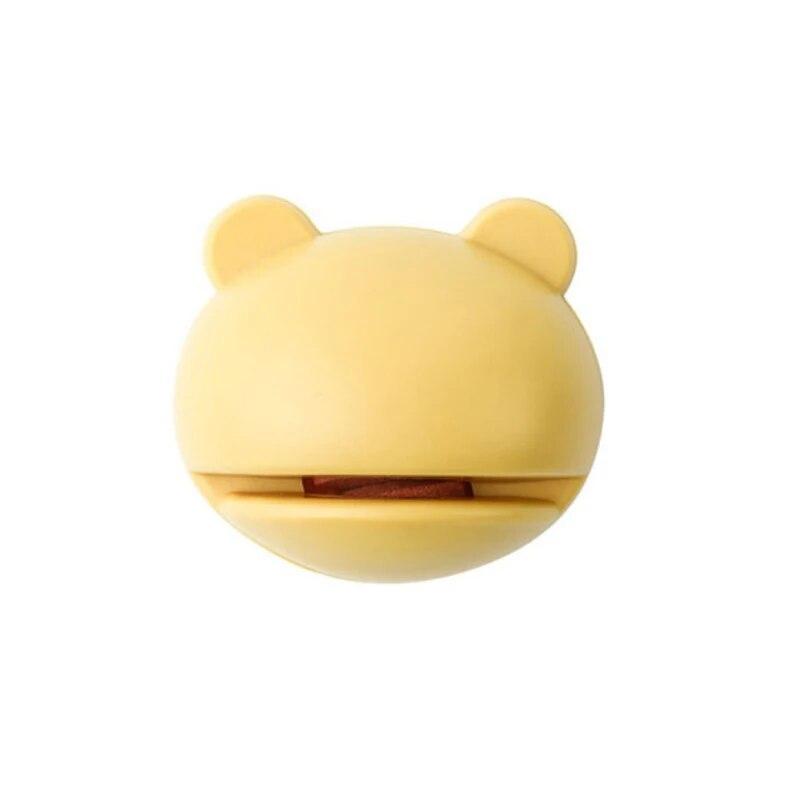 Mini-Küchengeräte Haushaltsschärfer Messerklinge Multifunktions-Schleifstein Messer Stein Messerschärfer gelb