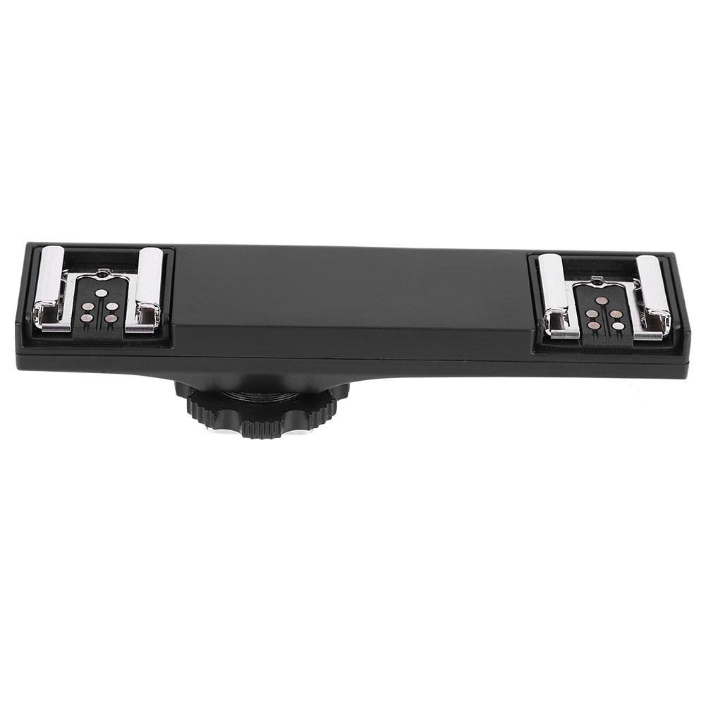Hochwertiger, ultraleichter Dual-Blitzschuh-Splitter für SLR-Kamera-Camcorder (für SLR-Kamera)