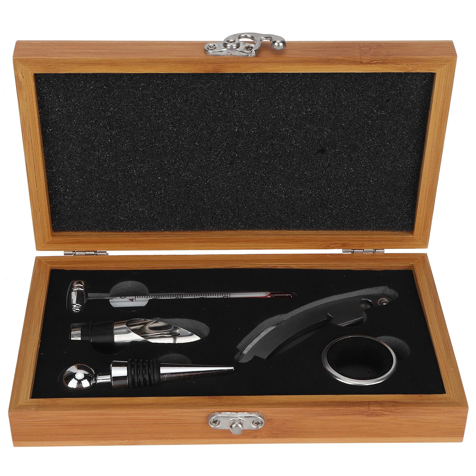 5 Teile/satz Haushalt Wein Flasche Opener Set Korkenzieher Set Werkzeug Wein Zubehör Geschenk