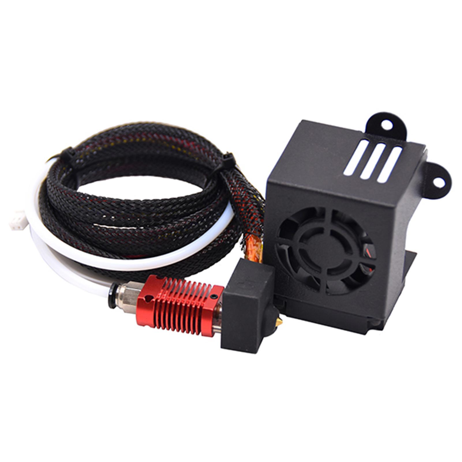 Ender-3 Vollständig montiertes Hotend-Kit 24 V mit Silikonhülle, 1,2 m Thermistor, kompatibel mit Ender-3 Full Assembled Hotend Kit