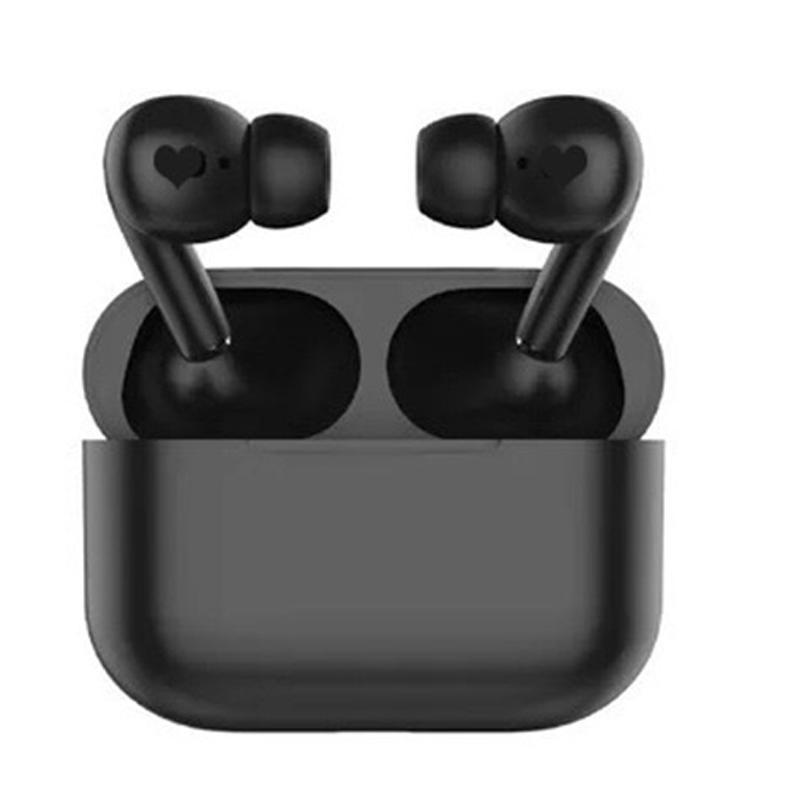 Drahtlose Kopfhörer Inpod Pro Bluetooth 5.0 Bunte Kopfhörer für IOS Android mit Micriophone Touch Control Stereo Musik In-Ear HiFi Headset schwarz