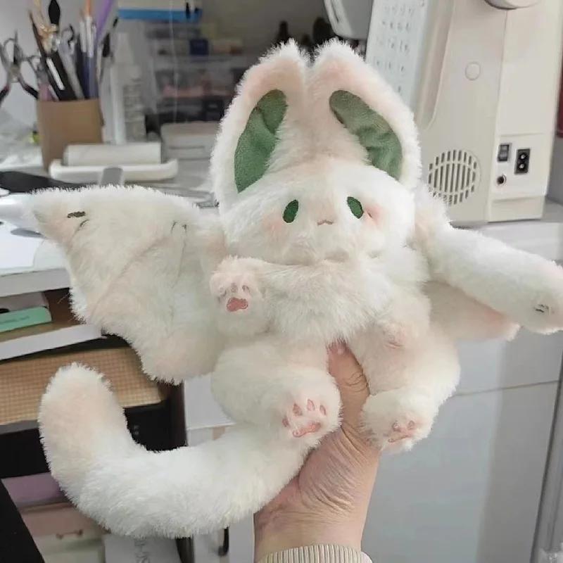 Fledermaus Plüschtier Manta Kawaii Tier Kreatives Plüschtier Stoffkissen Weiches Kinderspielzeug Mädchen Frauen Geschenk 45cm
