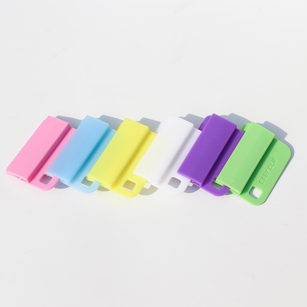 6 teile/los Nette Papier Clips Kawaii Schreibwaren Notebook Index Halter Zeitschriften Planer Clips Lesezeichen für Buch Schule Liefert bunt